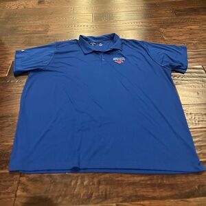 Antigua Royal Blue SMU Polo Shirt 4XL